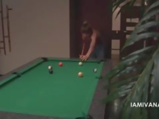 Slim Russian adult video Doll Ivana Fucking Her BF On A Pool Table