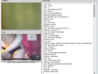 Chatroulette #63 concupiscent turque peu timide masturbe