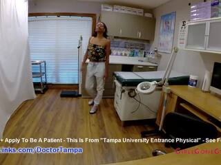 Nikki stars’ new student gyno exam by medical man from tampa on cam