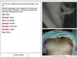 Nipples Get Hard Over A Big prick On Omegle
