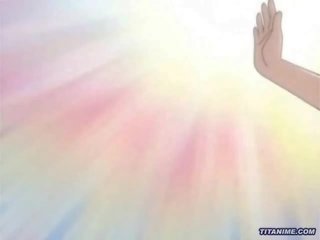 Groot breasted anime schatje krijgt geboord elite hard in bed
