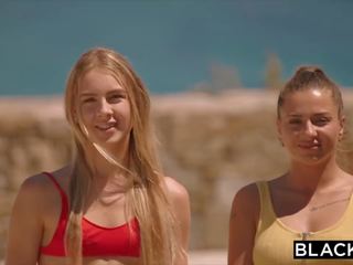 Blacked blondinke turist zajebal v na rit s črno lokalna