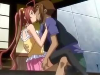 Verlegen anime teenie krijgt clit rubbed