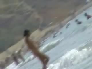 Black Sea Nude Beach - sharp boobs