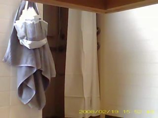 Spionage sexy 19 jahr alt liebhaber duschen im unterkunft badezimmer