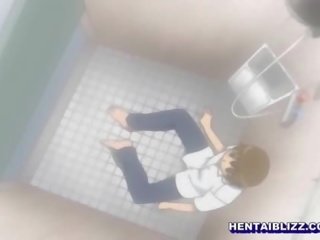 Bigboobs hentai mendapat assfucked dalam yang berenang kolam