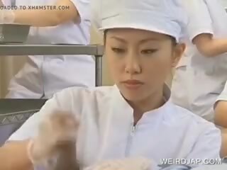 Japonesa enfermeira trabalhando peluda pénis, grátis xxx filme b9