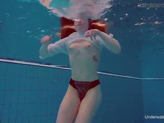 Underwater swimming divinity Alice Bulbul