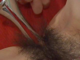 Deep anal sex with hairy korean beauty
