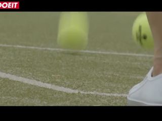 Letsdoeit - 놀랄 만한 테니스 플레이어 교련 단단한 에 그녀의 공상 더러운 비디오 세션