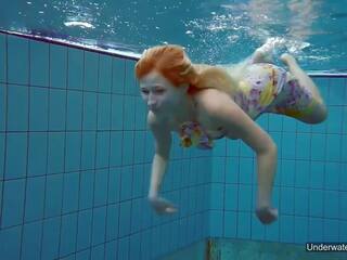 Russian schoolgirl Milana found her natural talent in the pool