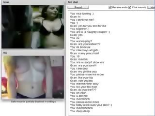 Chatroulette #75 sessuale suscitato coppia succhiare e cazzo