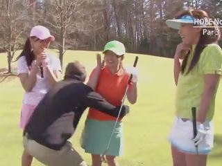 Erika Hiramatsu Takes Two Clubs 10 min after Golf -Uncensored JAV-