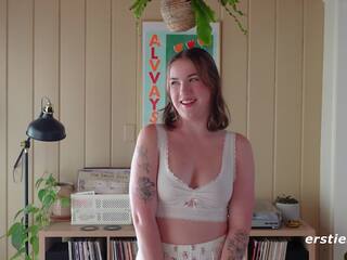 Ersties - groovy adorable diva Gets Kinky with Underwear Before Playing With a Dildo