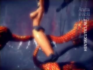 Erotiska 3d animen fågelunge blir spikade av en gigantisk