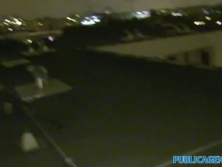 Public agent rooftop sex film pentru glamour arsed blonda