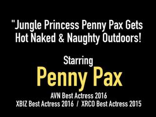 Jungle Princess Penny Pax Gets fantastic Naked & Naughty Outdoors!