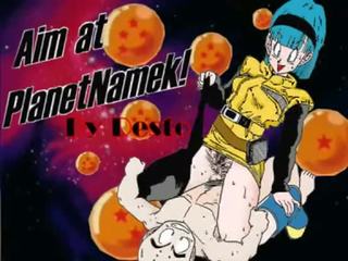 Bulma dando gostoso 파라 kuririn na nave durante viagem