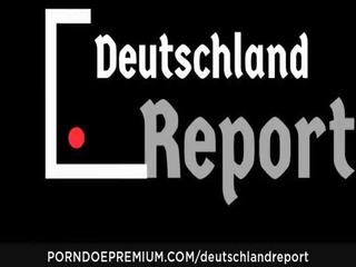 Deutschland ziņojums - apaļas vācieši amatieri izpaužas picked augšup par a netīras xxx video reportage