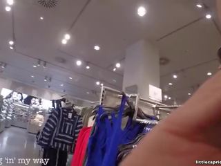 Public sex video in Shopping Mall - little Caprice