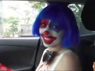 First-rate bewitching Clown Gives A Head And Fucked