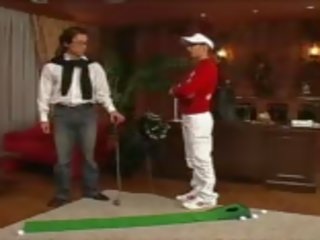 Golfové instructor: volný trubka golfové vysoká rozlišením xxx klip film 87